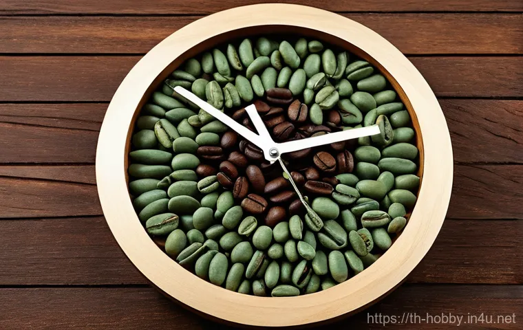 커피 콩 아트 - **A highly detailed, intricate mosaic art piece depicting a majestic Asian elephant's head and upper...