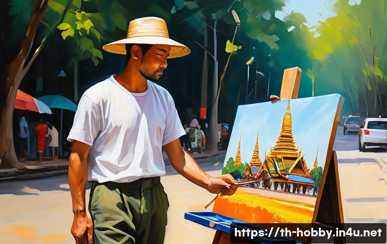 유화 작품 제작 관련 이미지 2
