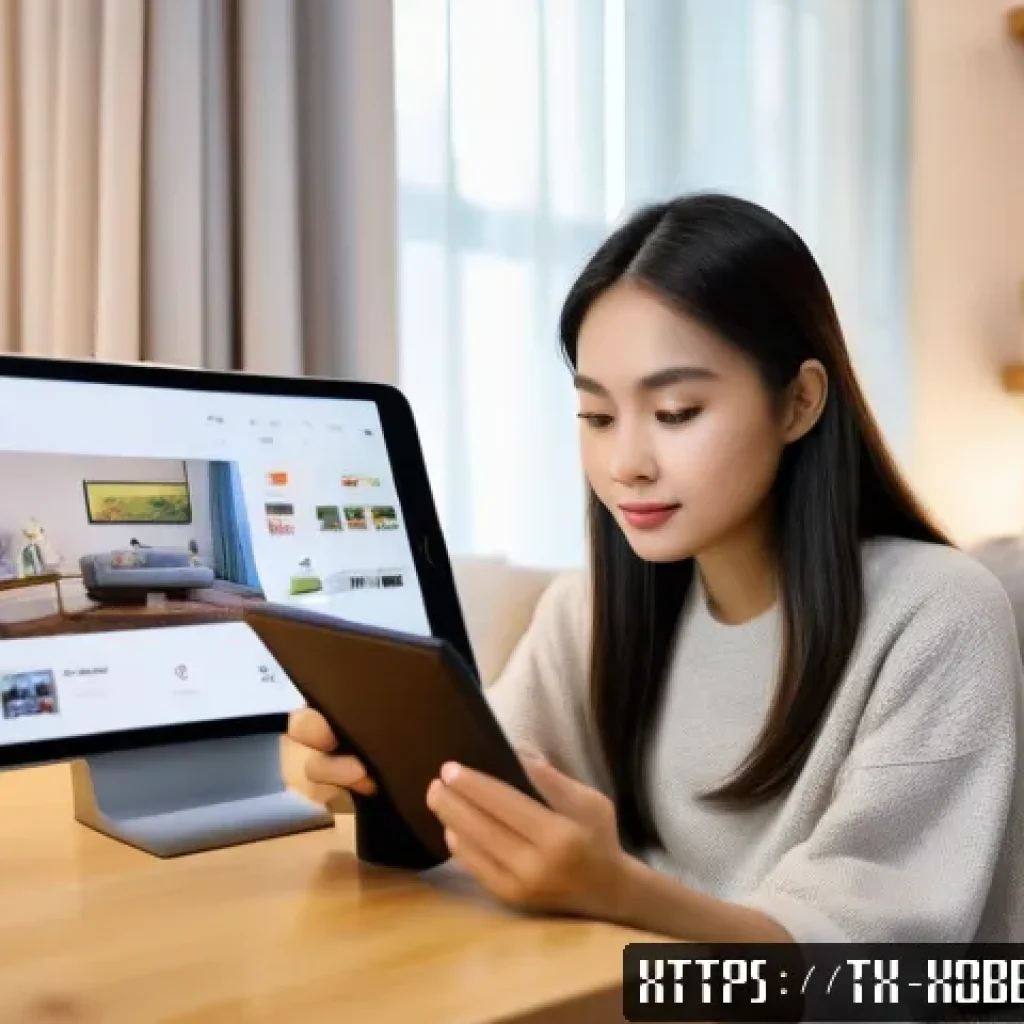 시리즈 소설 - A cozy living room scene in a modern Thai apartment during evening time, featuring a young Thai woma...